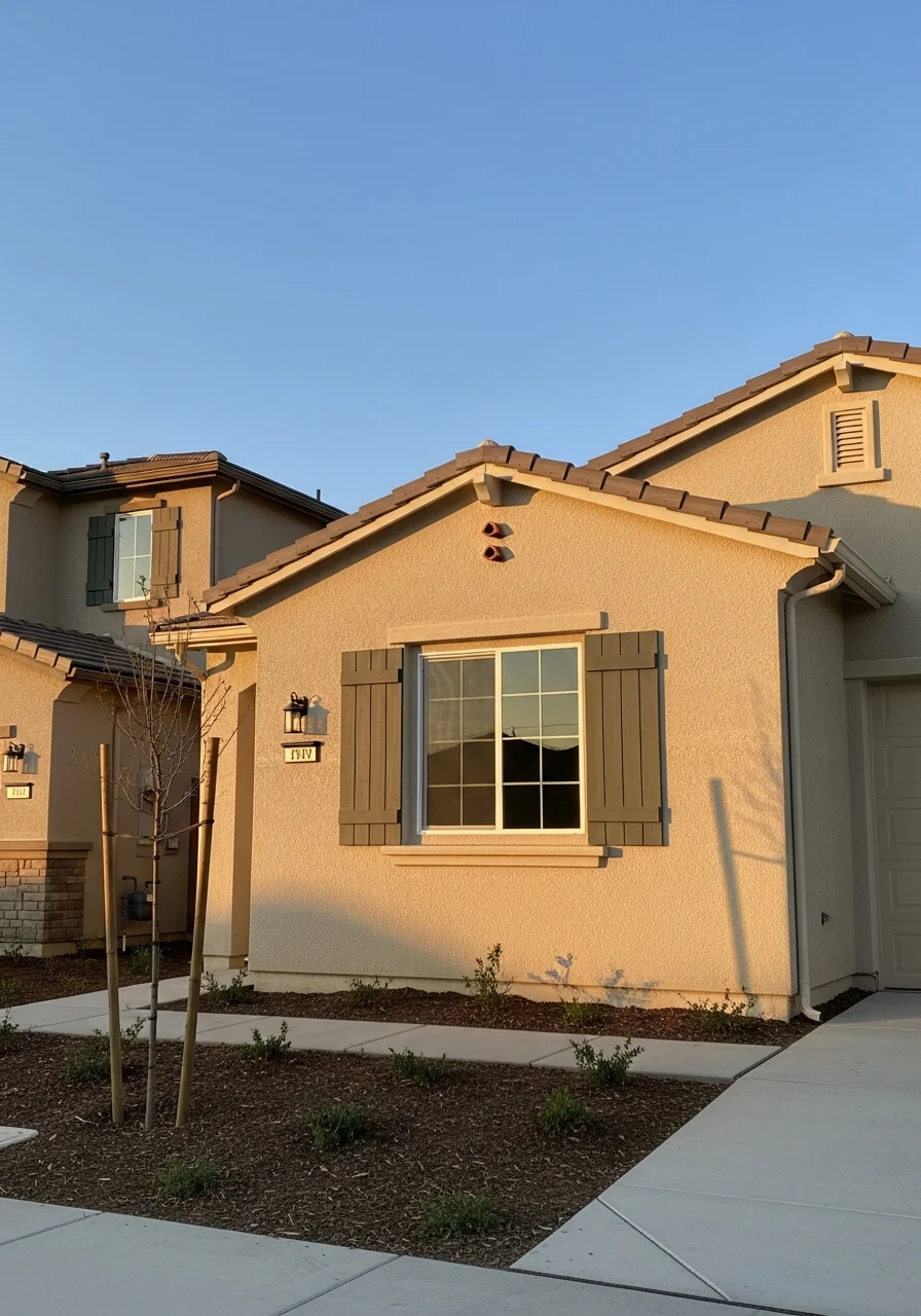 Menifee home exterior showing quality construction details and professional finishing.